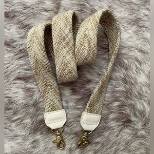 Skinny Sand 41” Salt Crossbody Purse Strap